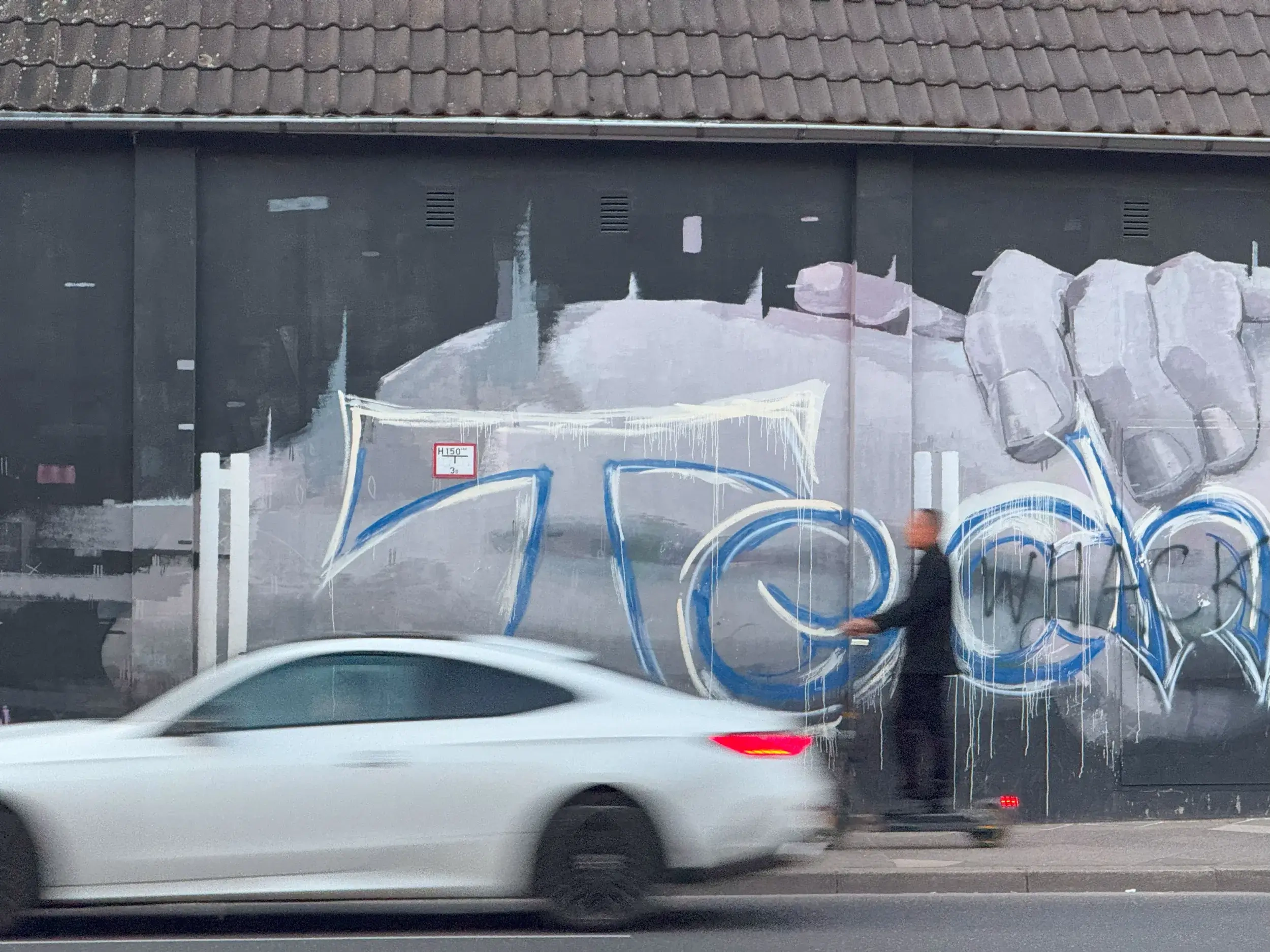 Berlin Wand mit Grafiti